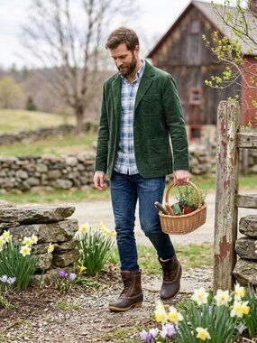 Vintage L.L.Bean Shearling-Lined Bean Duck Boots 13